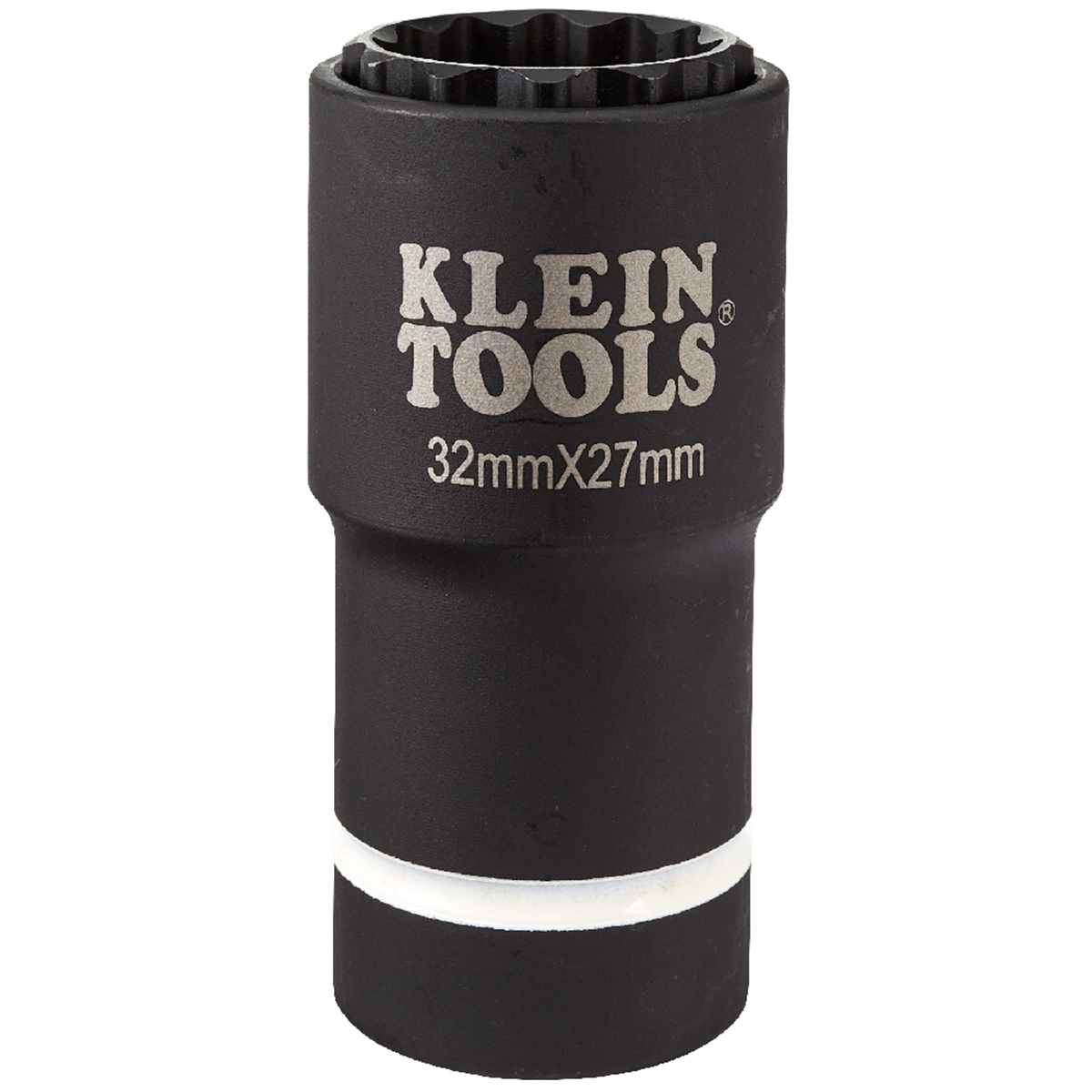 Klein Tools 2-in-1 Metric Impact Socket, 12-Point, 24 x 19 mm