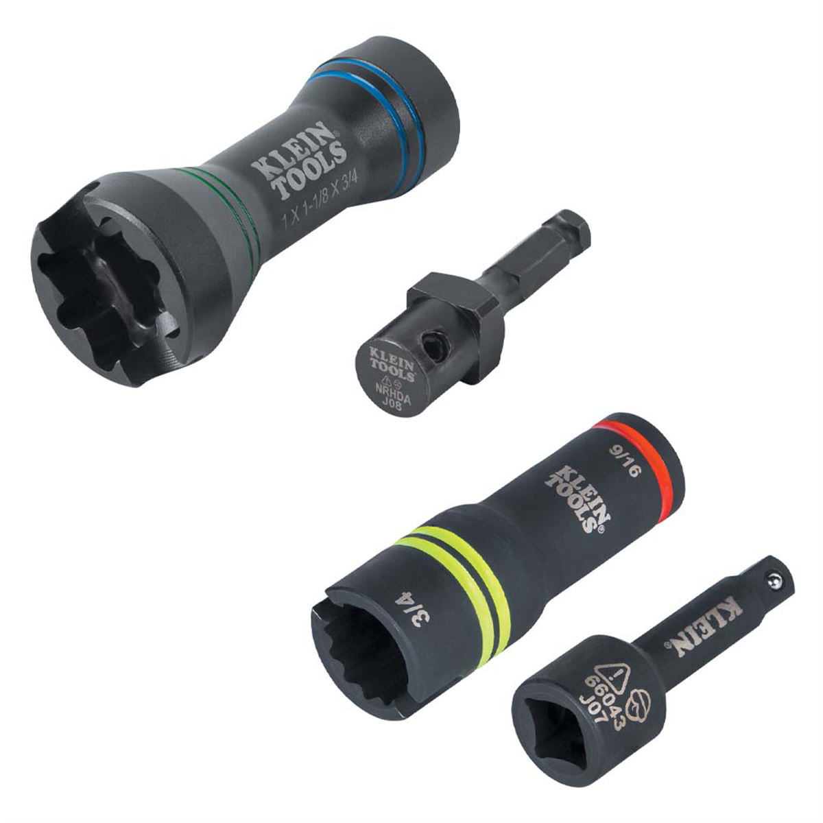 Klein Tools 5-in-1 Impact Socket Set, 8-Piece