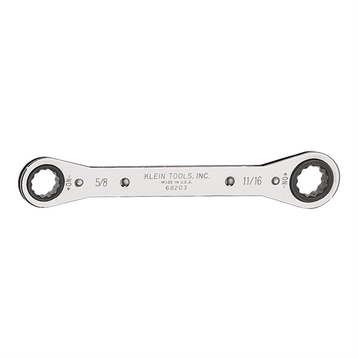 Klein Tools Ratcheting Box Wrench 3/8 x 7/16-Inch