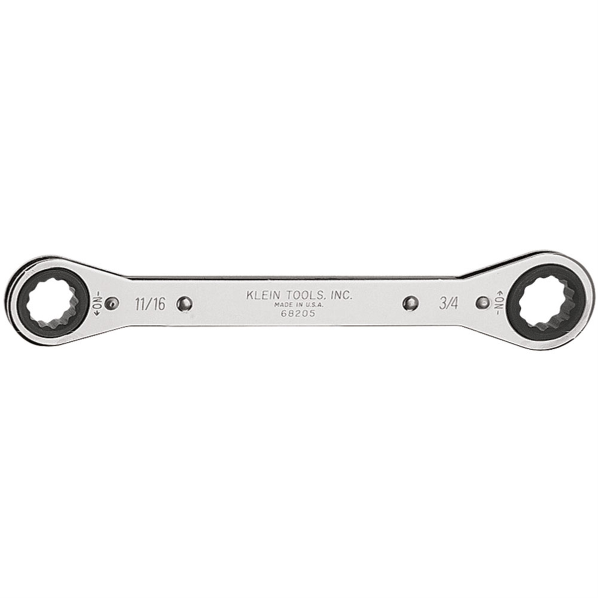 Klein Tools Reverse Ratcheting Box Wrench Standard