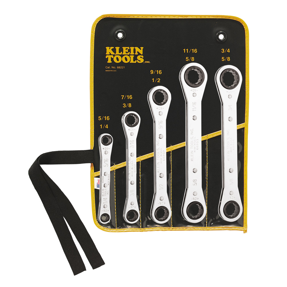 Klein Tools 4-in-1 Ratcheting Wrench Set, SAE, 2-Piece