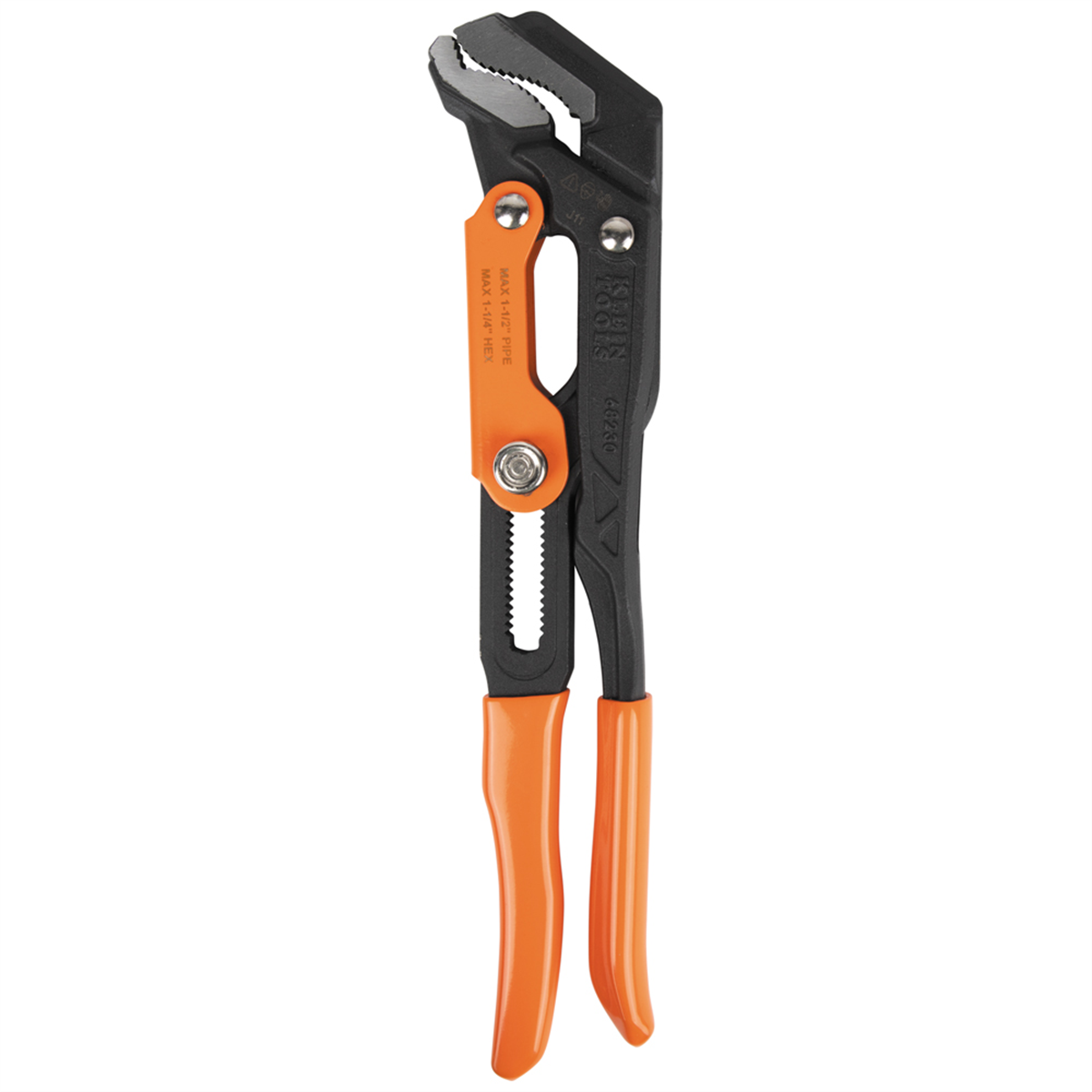 Klein Tools Adjustable Cast Iron Pipe Wrench, 14-inch