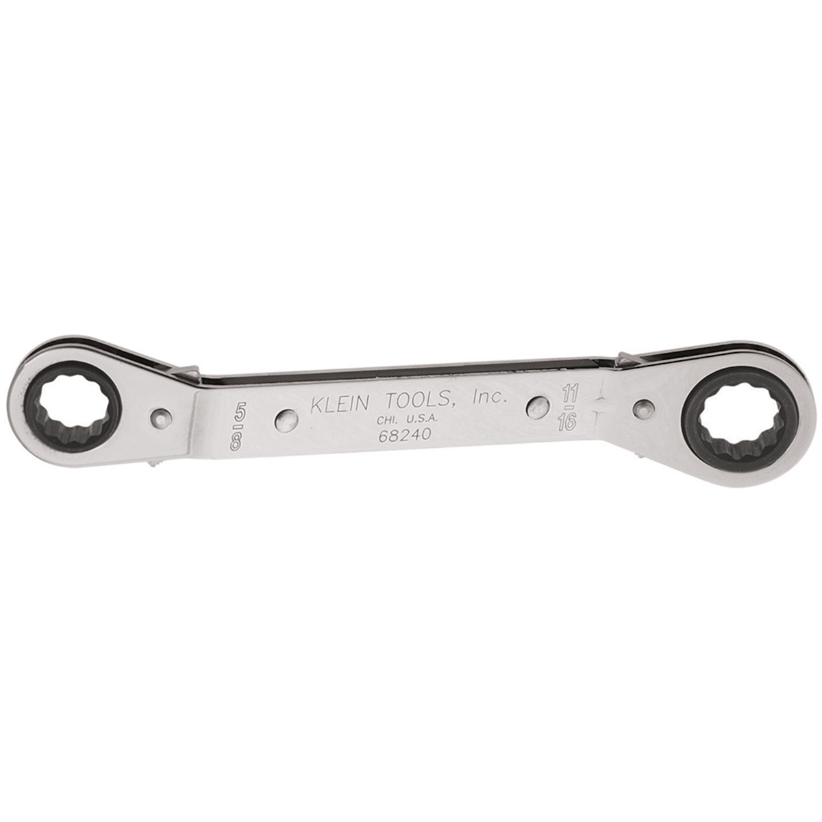 Klein Tools Reversible Ratcheting Box Wrench 3/8 X 7/16-inch