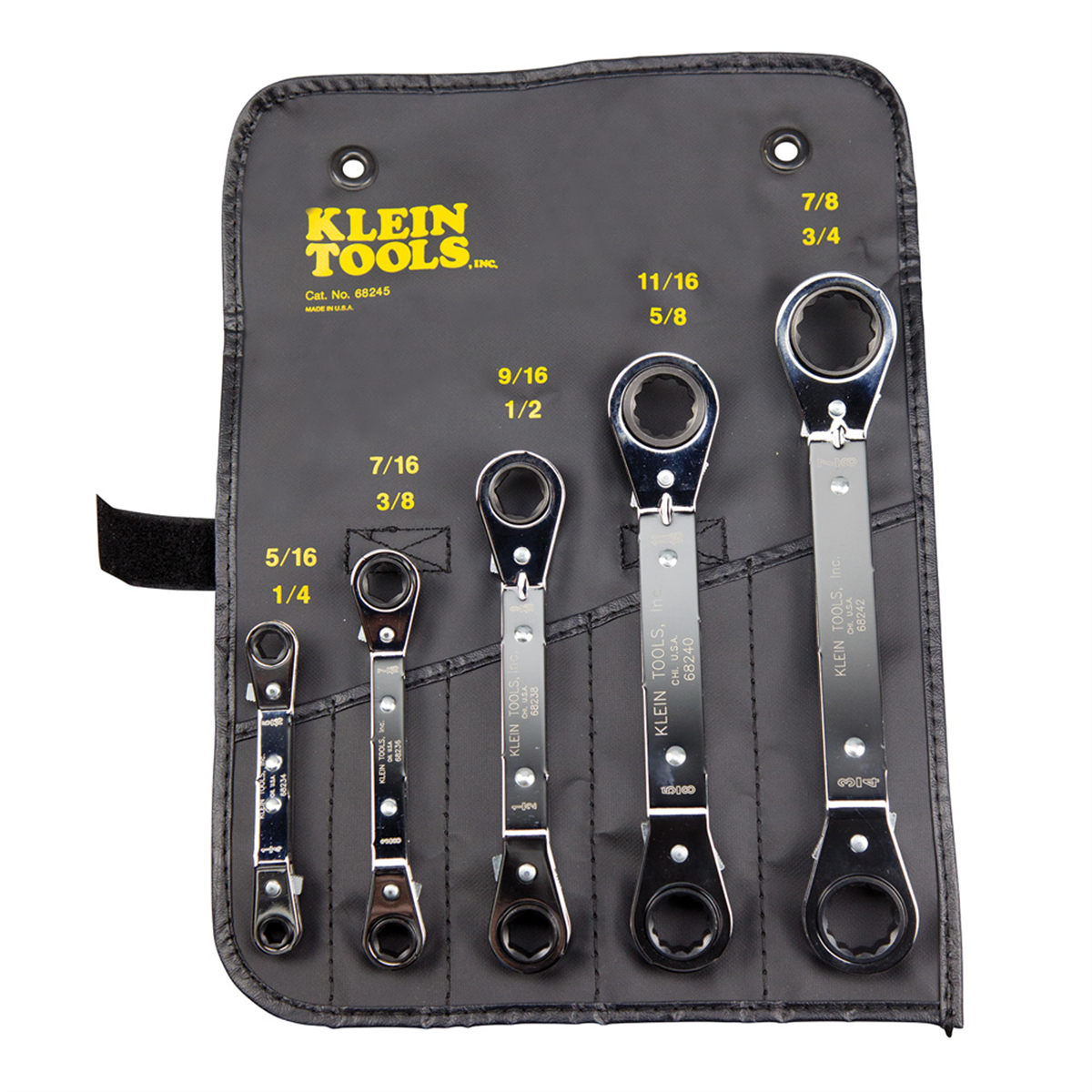 Klein Tools Reversible Ratcheting Box Wrench, 3/4 X 7/8-inch