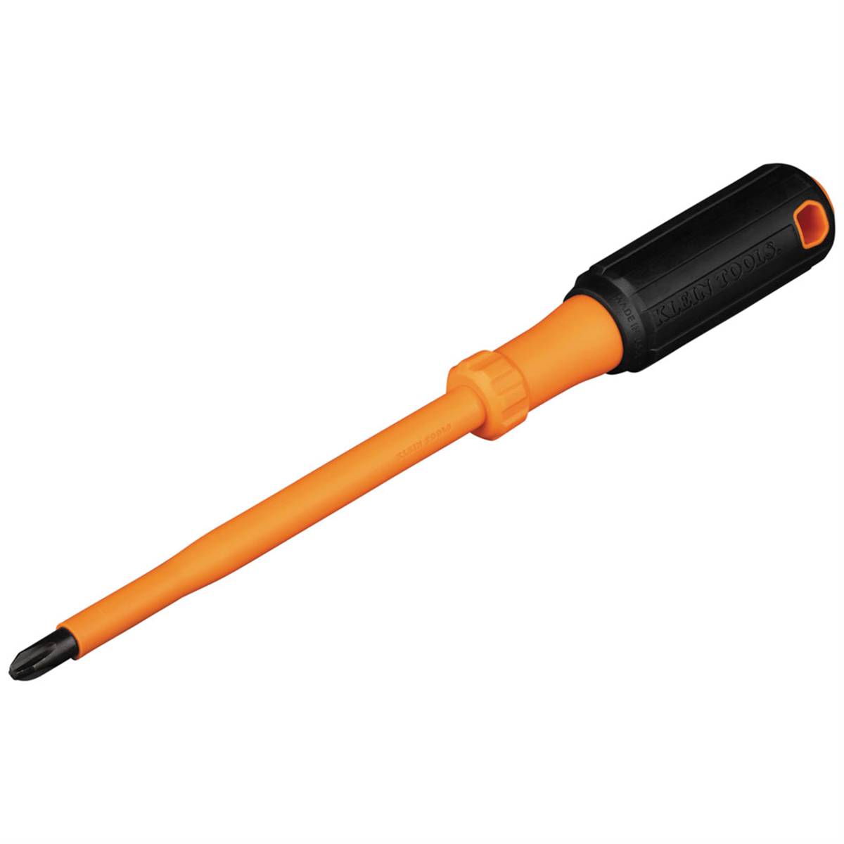 Klein Tools Insulated Screwdriver, #1 Phillips, 6-Inch Round Shank