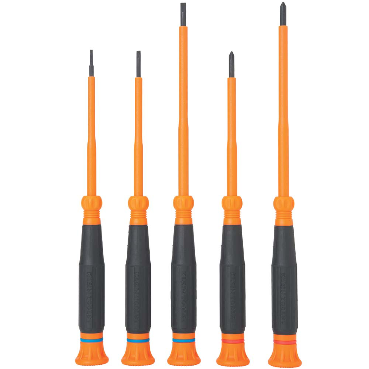 Klein Tools Impact Rated Adjustable Length Multi-Bit Screwdriver Set, 2-Piece