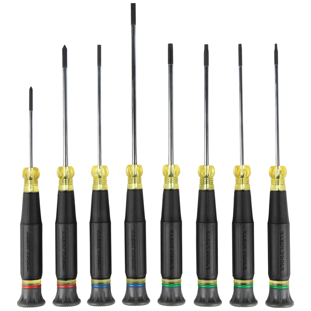 Klein Tools Precision Screwdriver Set, Slotted, and Phillips 4-Piece
