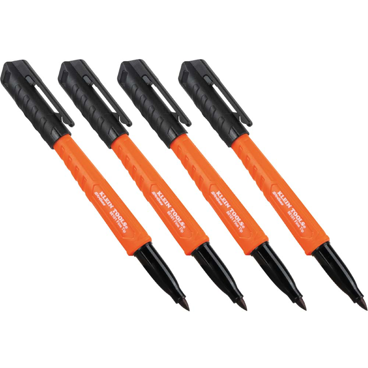 Klein Tools Skribes&trade; Ultra Fine Tip Permanent Markers, Black, 2-Pack