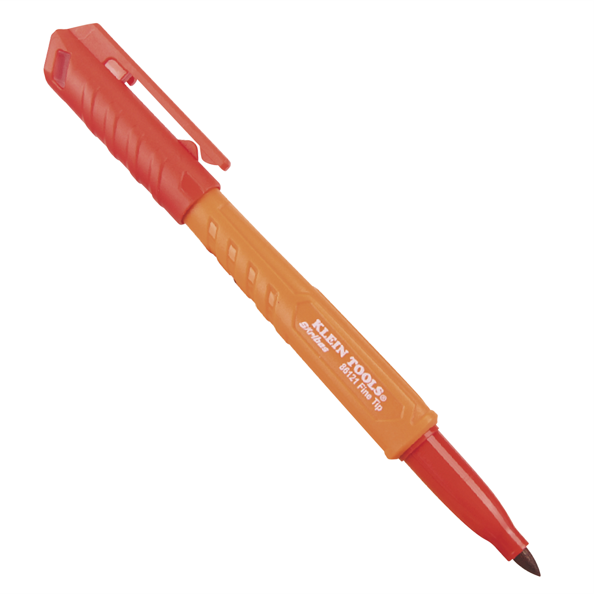 Klein Tools Skribes&trade; Fine Tip Permanent Markers, Black, 4-Pack