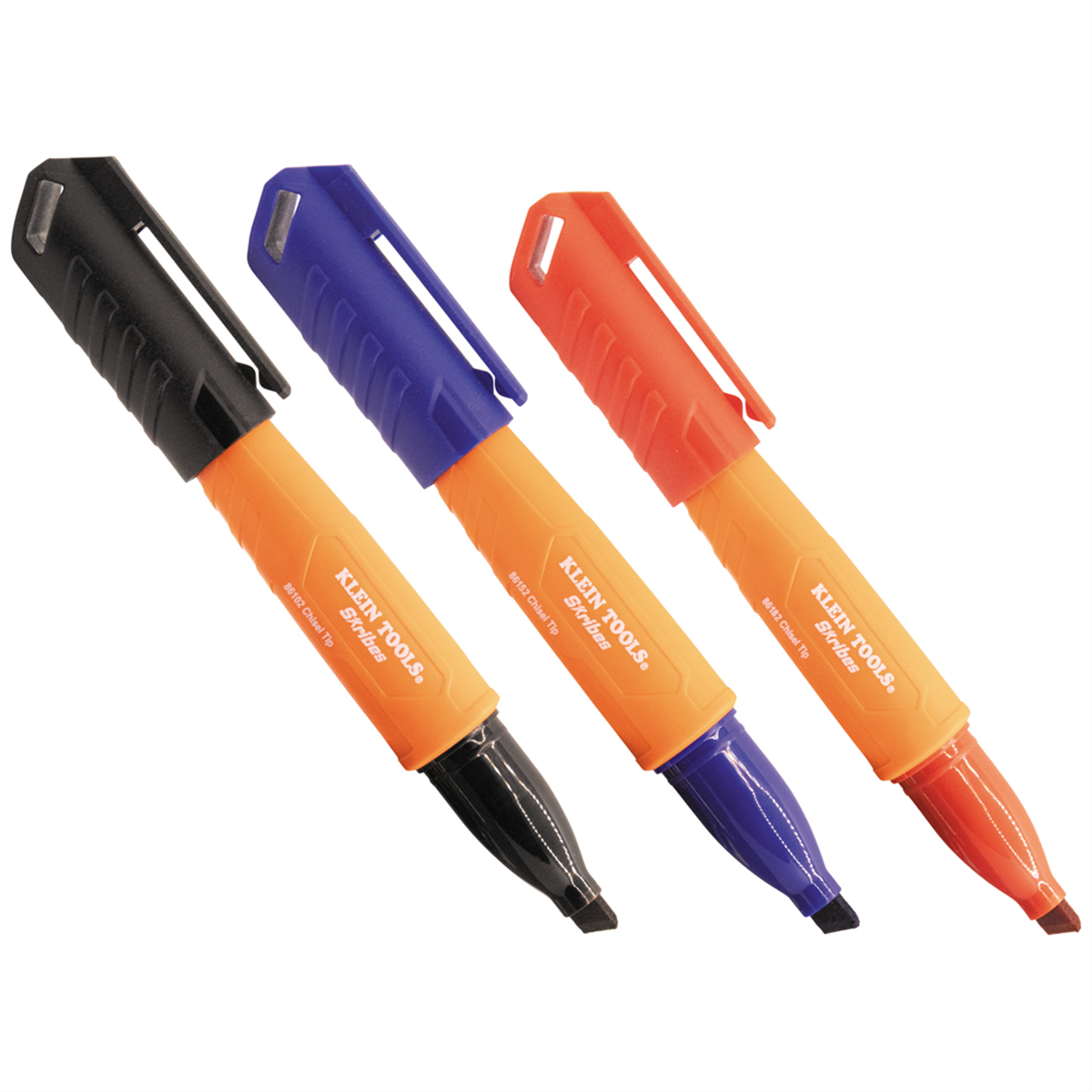 Klein Tools Skribes&trade; Fine Tip Permanent Marker, Red, 1-Pack