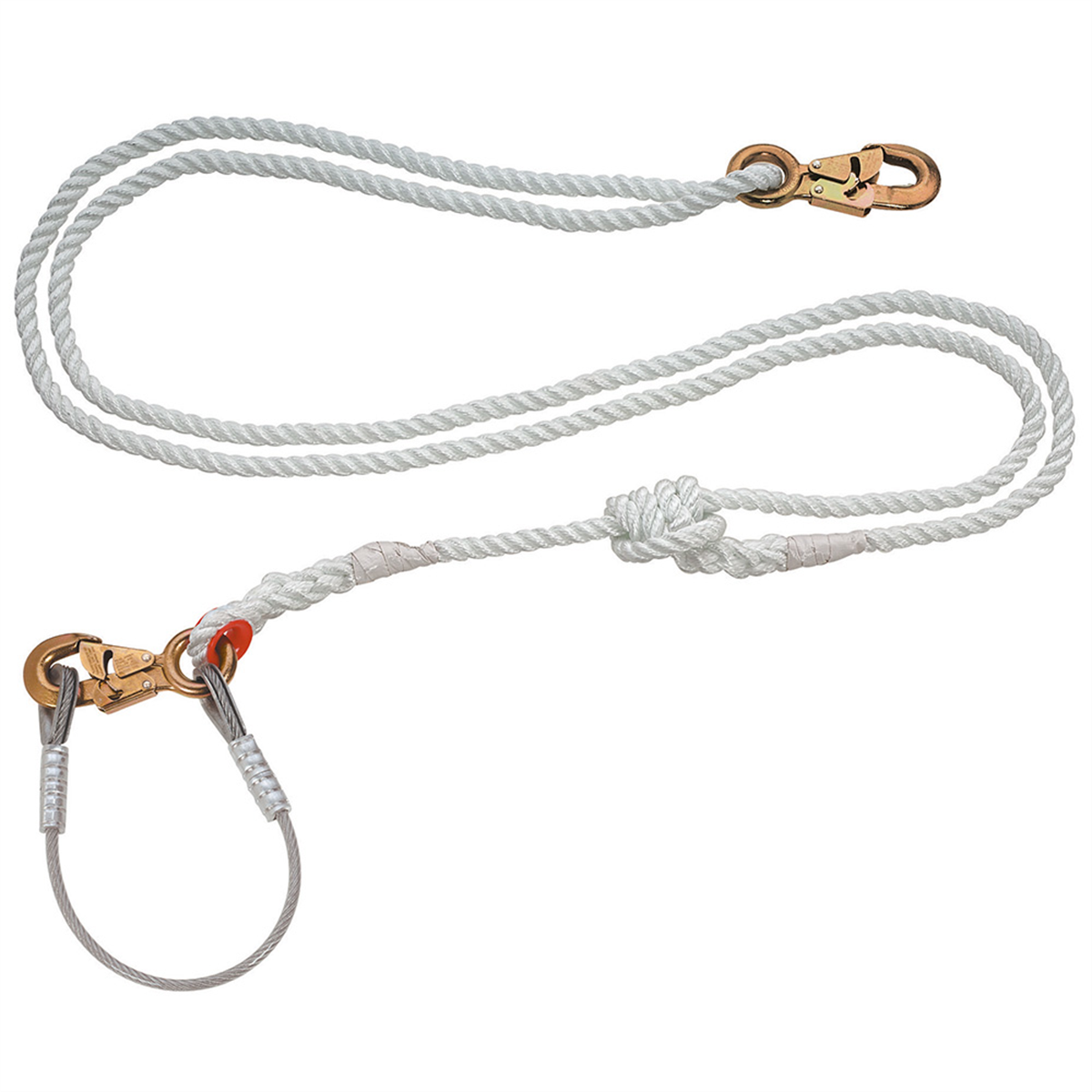 Klein Tools Nylon-Filament Rope Lanyard, 5/8-Inch x 5-Foot