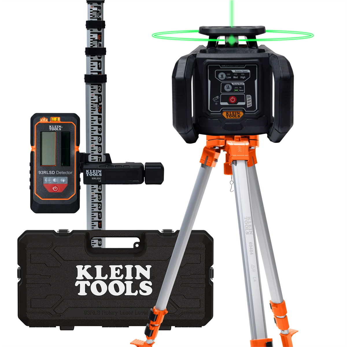 Klein Tools Red Compact Cross-Line Self-Leveling Laser Level, 35-Foot