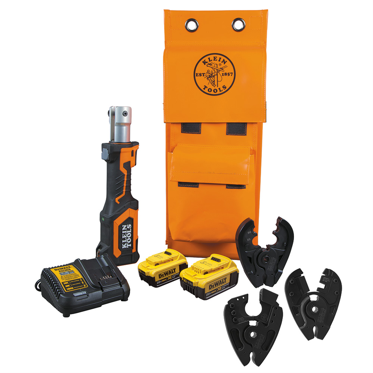 Klein Tools Battery-Op Cut/Crimper, BG Die/D3 Groove/ACSR/EHS
