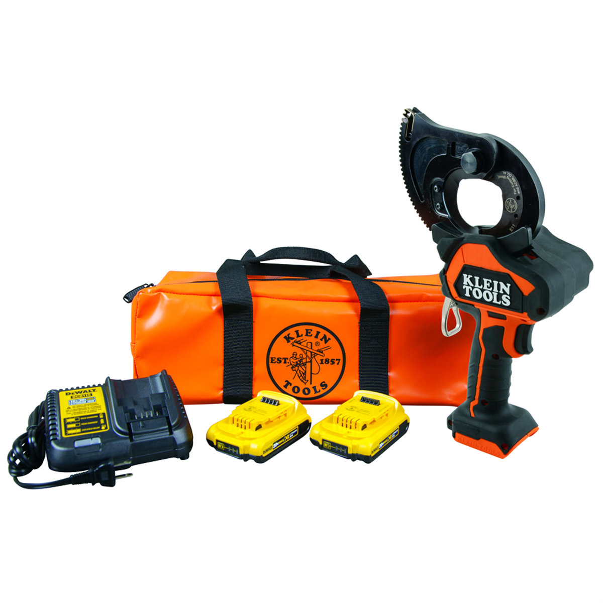 Klein Tools Battery-Operated EHS Closed-Jaw Cutter, 2 Ah
