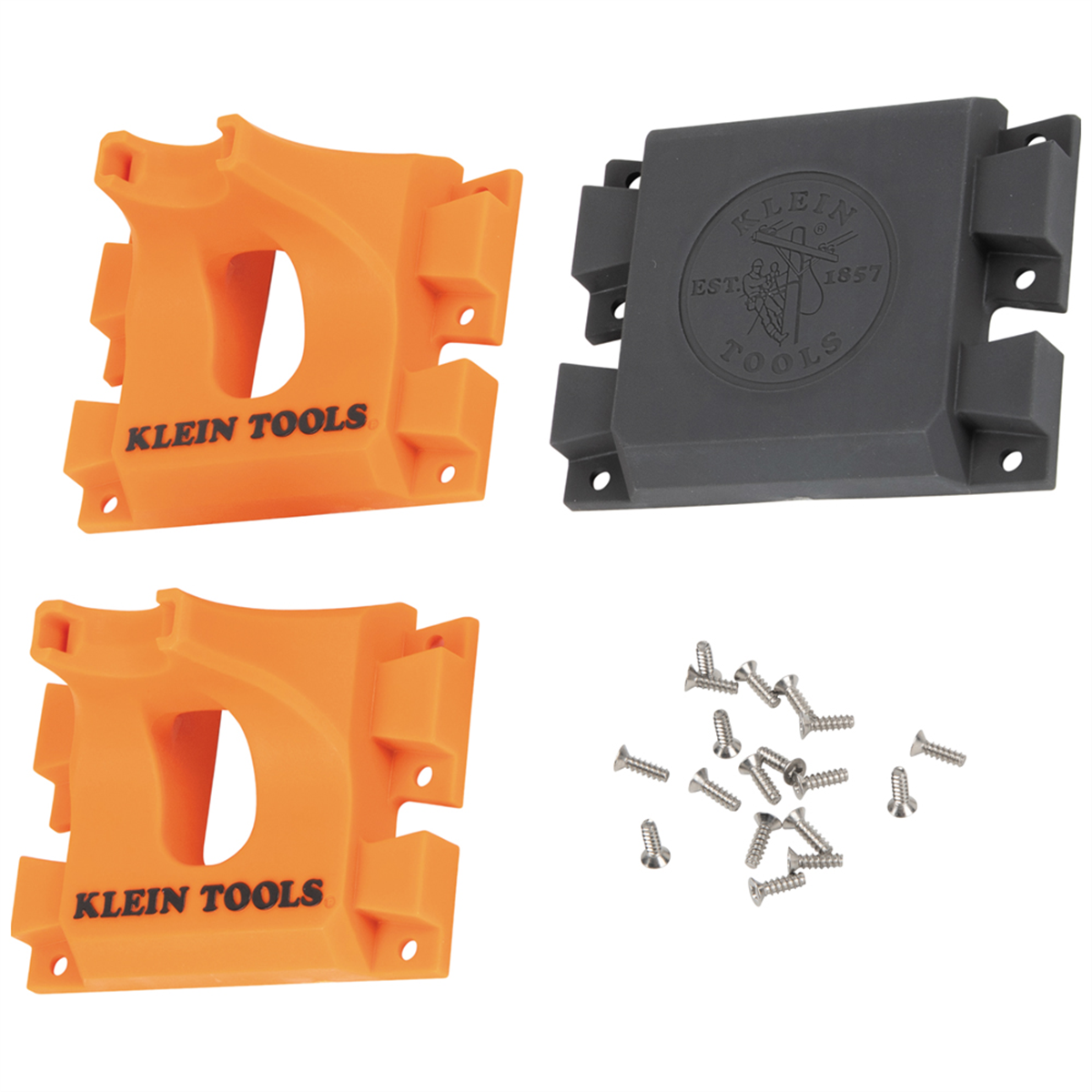 Klein Tools Cartridges with Blank Insert Cartridge, S-Hook, Rail System, 2-Pack