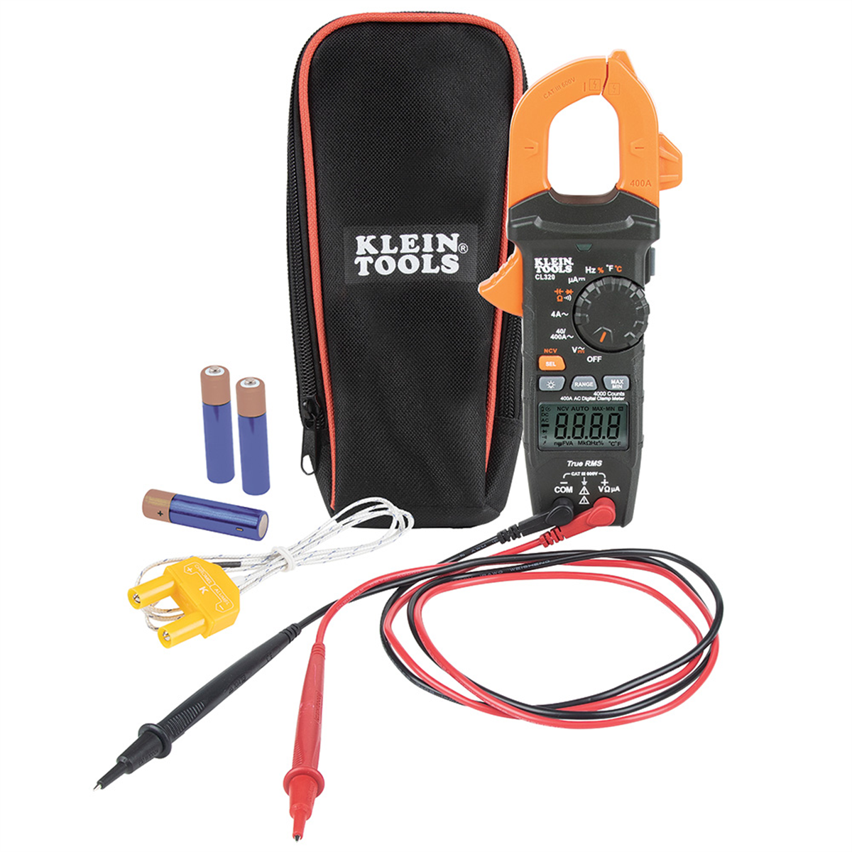 Klein Tools HVAC Digital Clamp Meter, AC Auto-Ranging 400 Amp