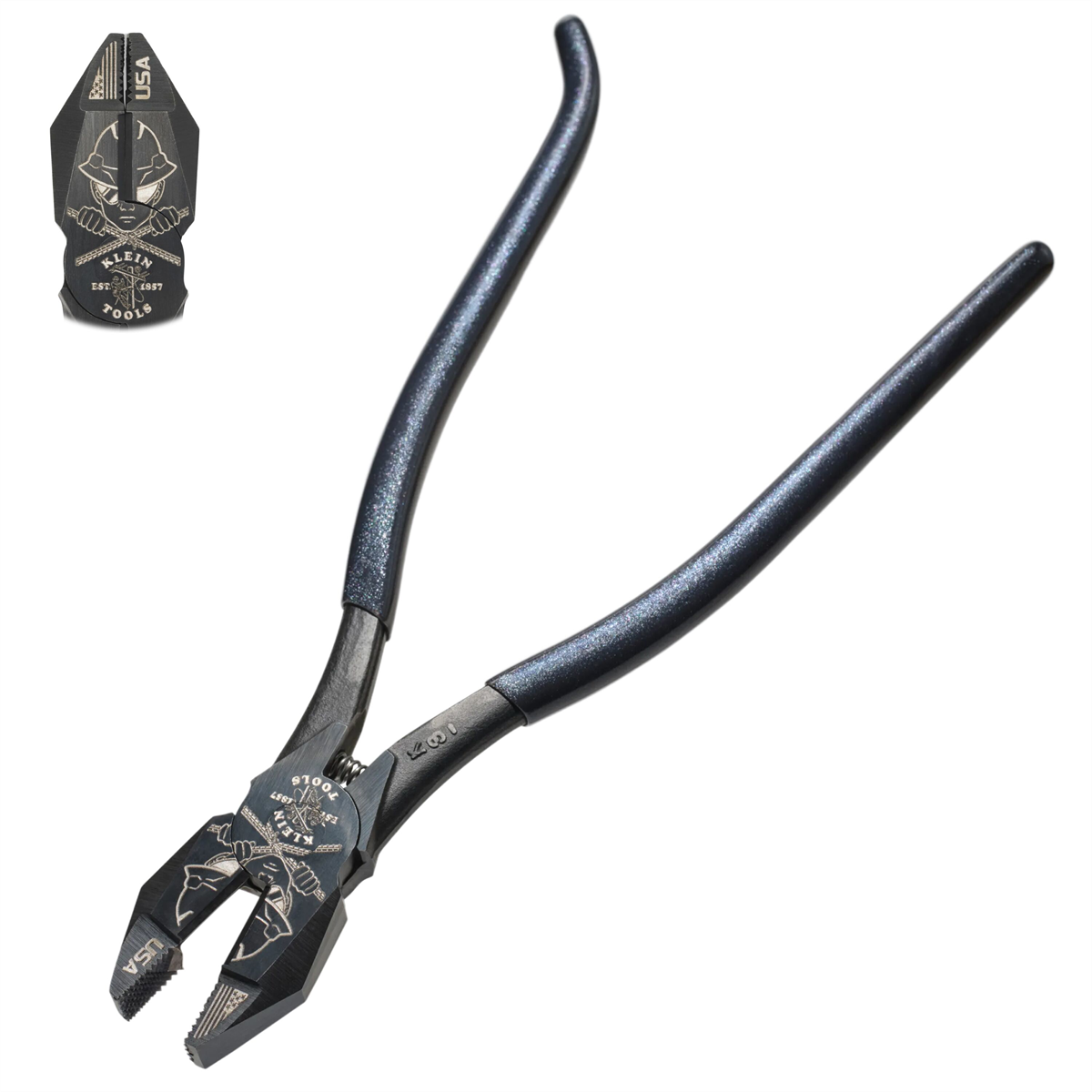 Klein Tools Ironworker Pliers, Heavy-duty Cutting, 9-inch