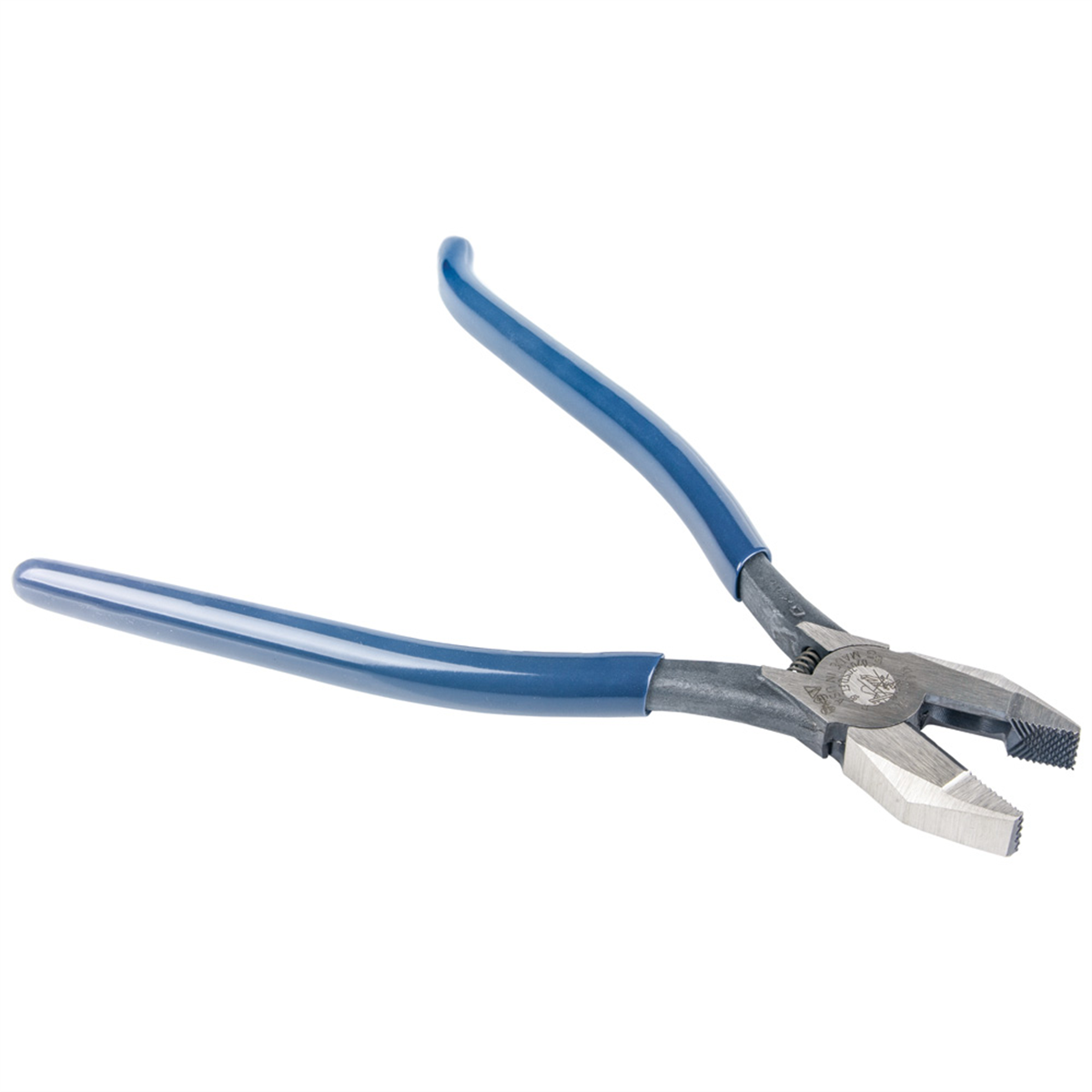Klein Tools Ironworker's Rebar Pliers, Left Handed, Spring Loaded, 9-inch