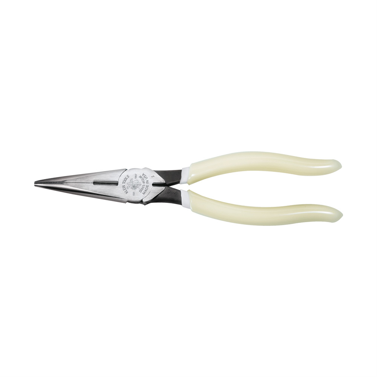 Klein Tools Pliers, Needle Nose Side-cutters, High-visibility, 8-inch