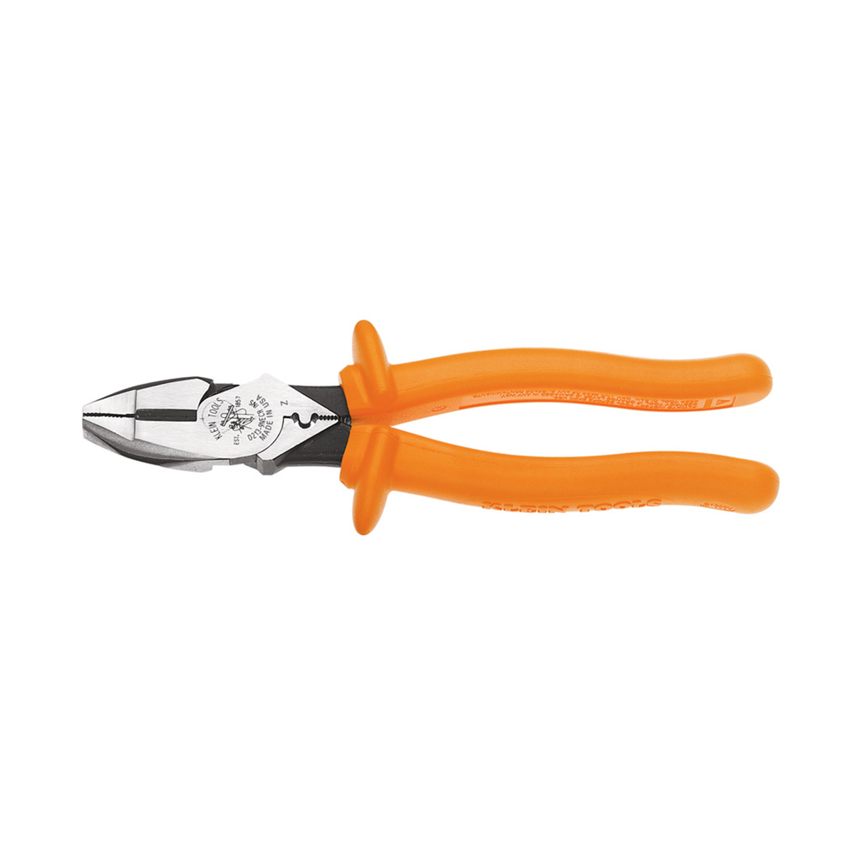Klein Tools Cutting Crimping Pliers, Insulated, 9-inch
