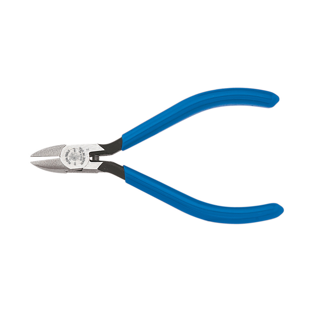 Klein Tools Diagonal Cutting Pliers, Electronics, Tapered Nose, Spring, 4-inch