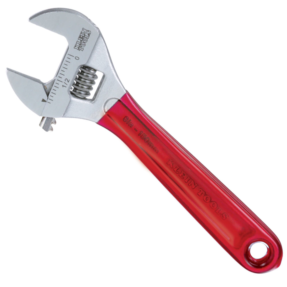 Klein Tools Adjustable Wrench Extra Capacity, 6-1/2-Inch