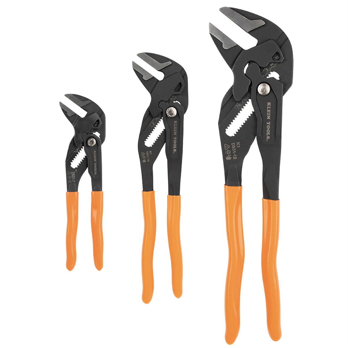 Klein Tools Compact Plier Wrench Set, 3-Piece