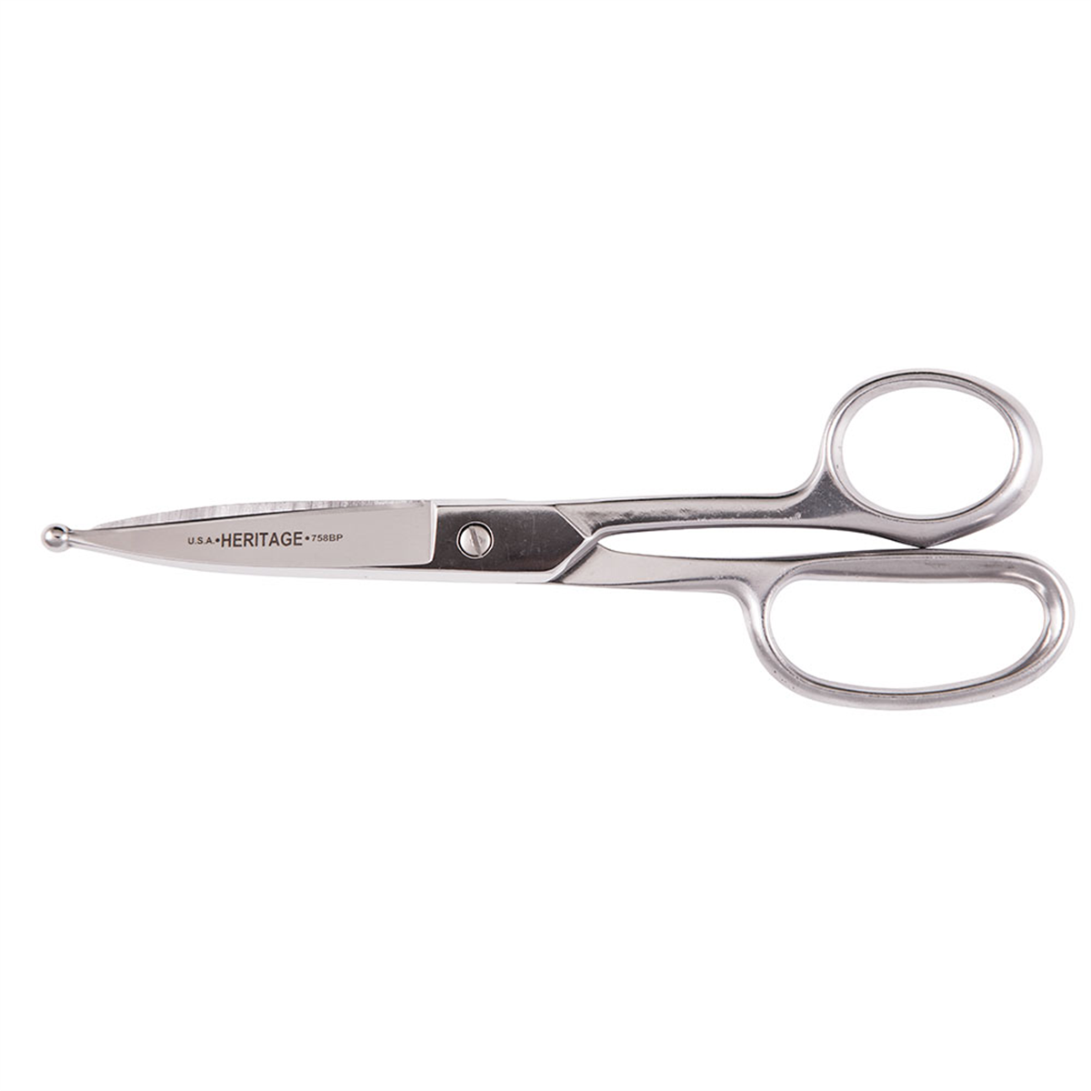 Klein Tools Straight Stainless Trimmer w/Ball Point, 8-Inch