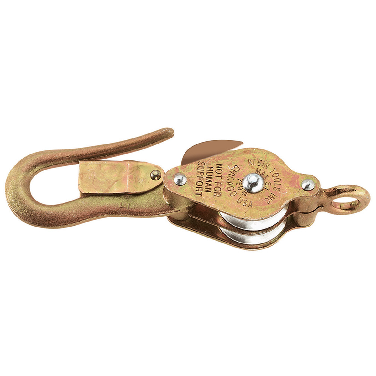 Klein Tools Block with Eye and Nose Extended Over Keeper