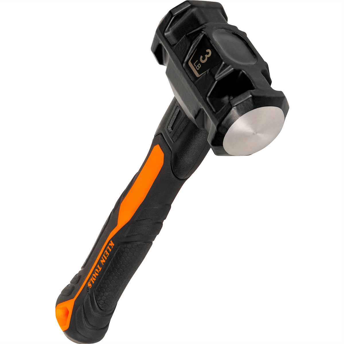 Klein Tools Dual-Faced Fiberglass Handle Hammer, 3-Pound