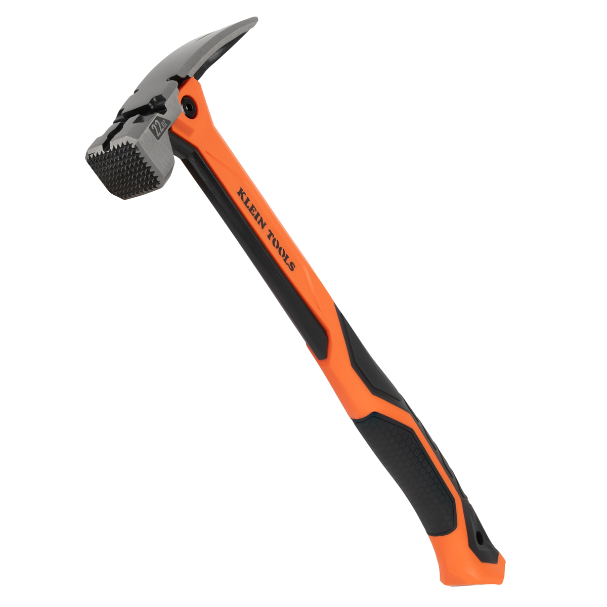 Klein Tools Milled Face Anti-Vibration Hammer, 22-Ounce