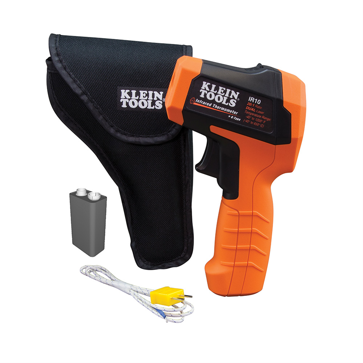Klein Tools Dual-Laser Infrared Thermometer, 20:1