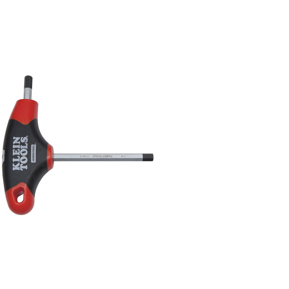Klein Tools 1/4-inch Hex Key, Journeyman™ T-handle, 4-inch