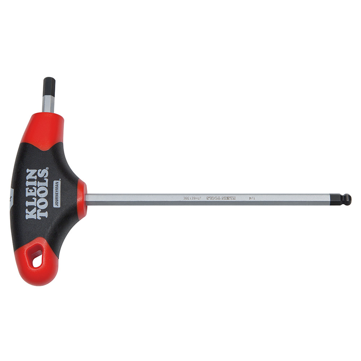 Klein Tools 1/8-Inch Ball-End Hex Key, Journeyman&trade; T-Handle, 6-Inch