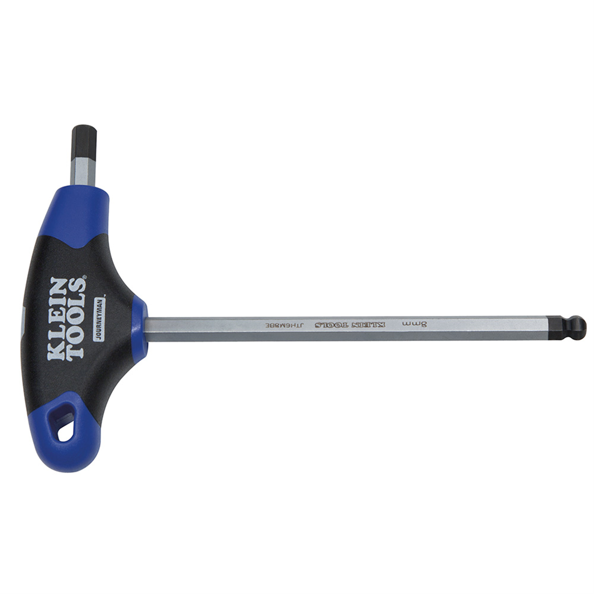 Klein Tools 2.5 mm Ball-End Hex Key, Journeyman&trade; T-Handle, 6-Inch