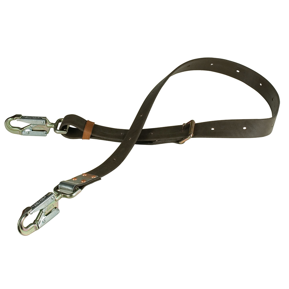 Klein Tools Positioning Strap, 7-Foot with 6-1/2-Inch Snap Hook