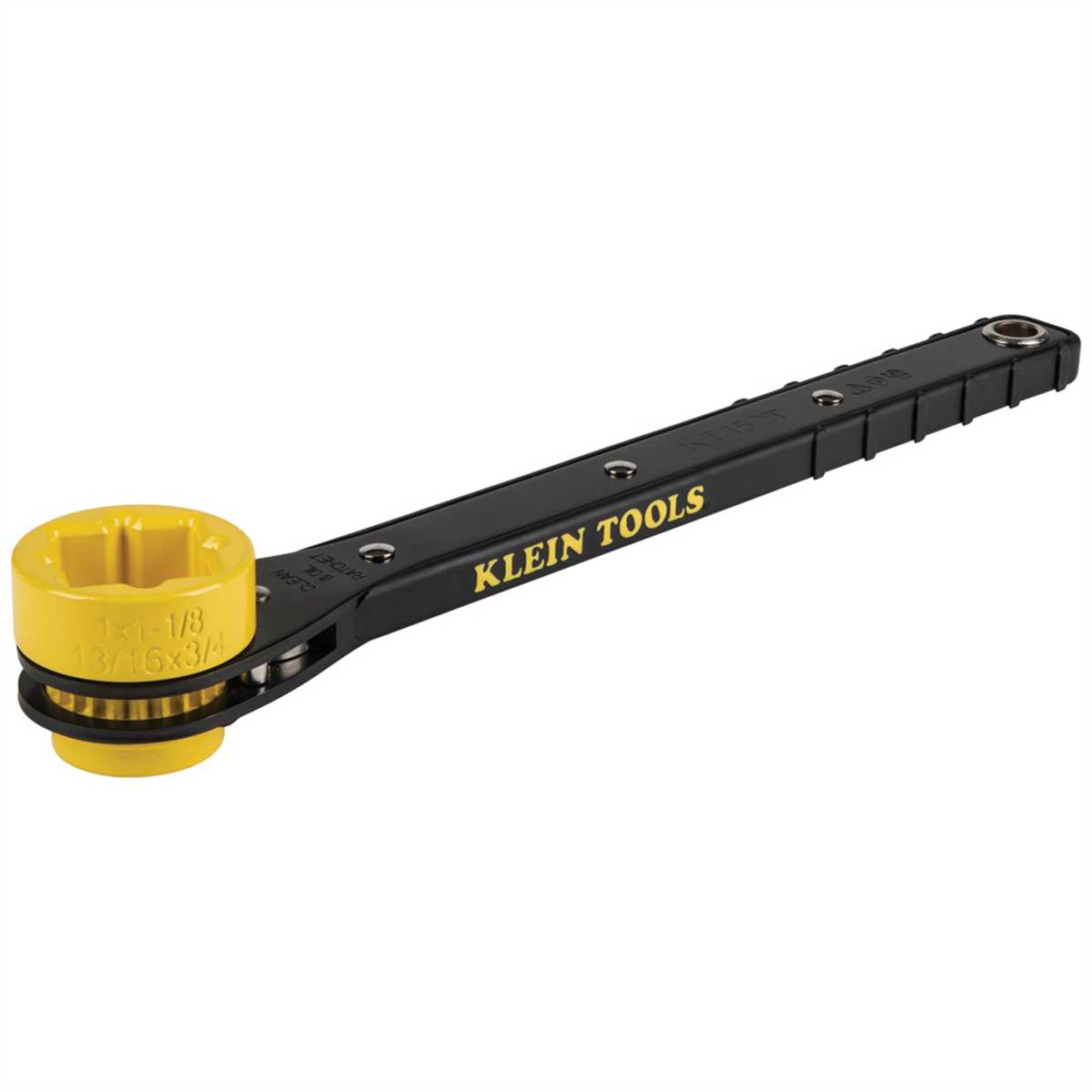 Klein Tools 4-in-1 Lineman's Slim Ratcheting Wrench