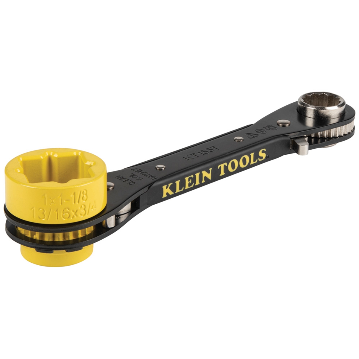 Klein Tools 6-in-1 Lineman's Ratcheting Wrench