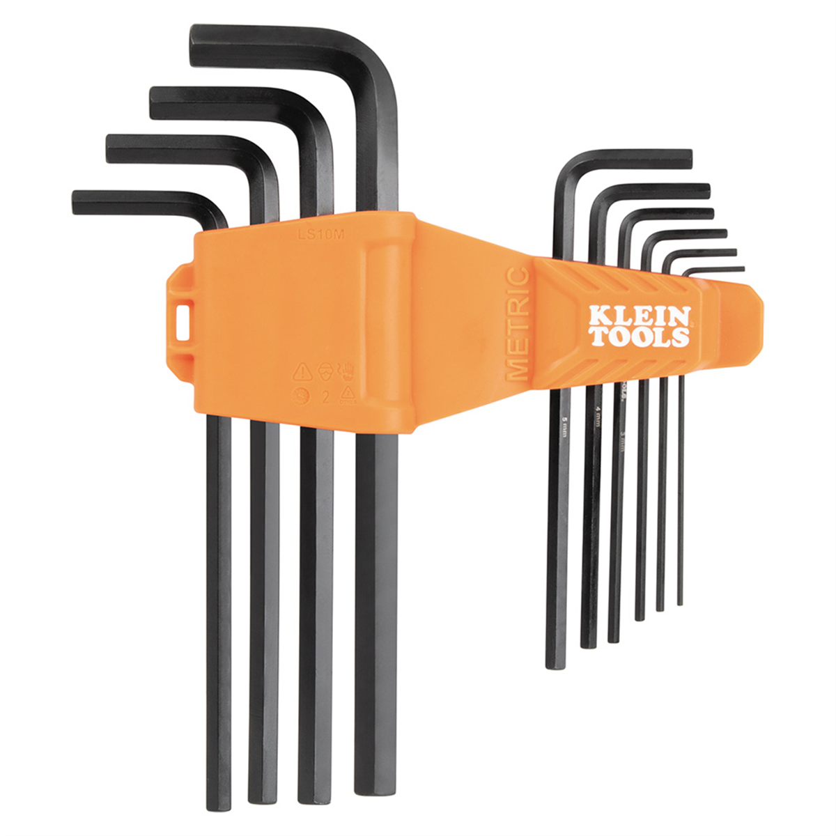 Klein Tools Long Hex Key Set, Metric, 10-Piece