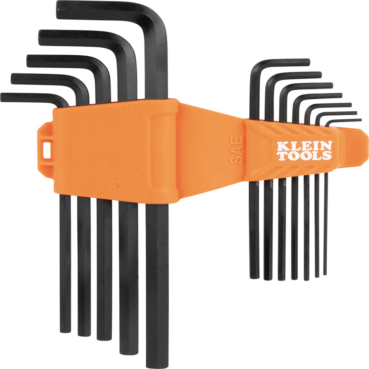 Klein Tools L-Style Long Hex Key Set, SAE, 12-Piece