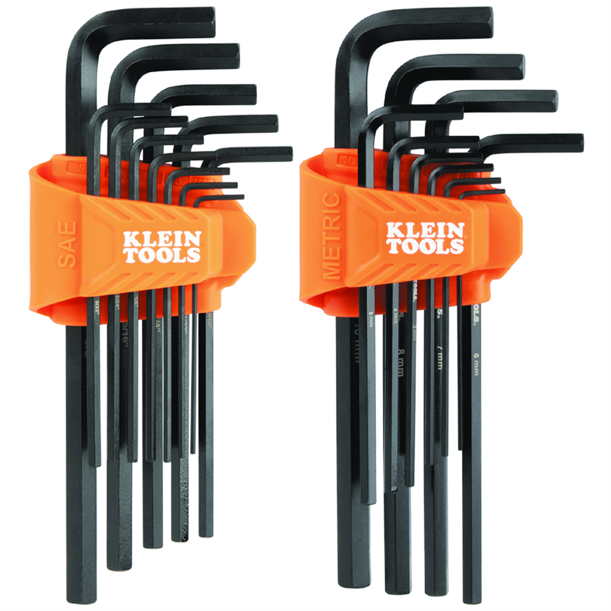 Klein Tools L-Style Long Hex Key Set, SAE and Metric, 22-Piece