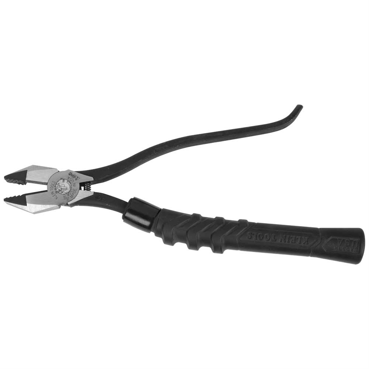 Klein Tools Slim-Head Ironworker's Pliers Comfort Grip, Aggressive Knurl, 9-Inch