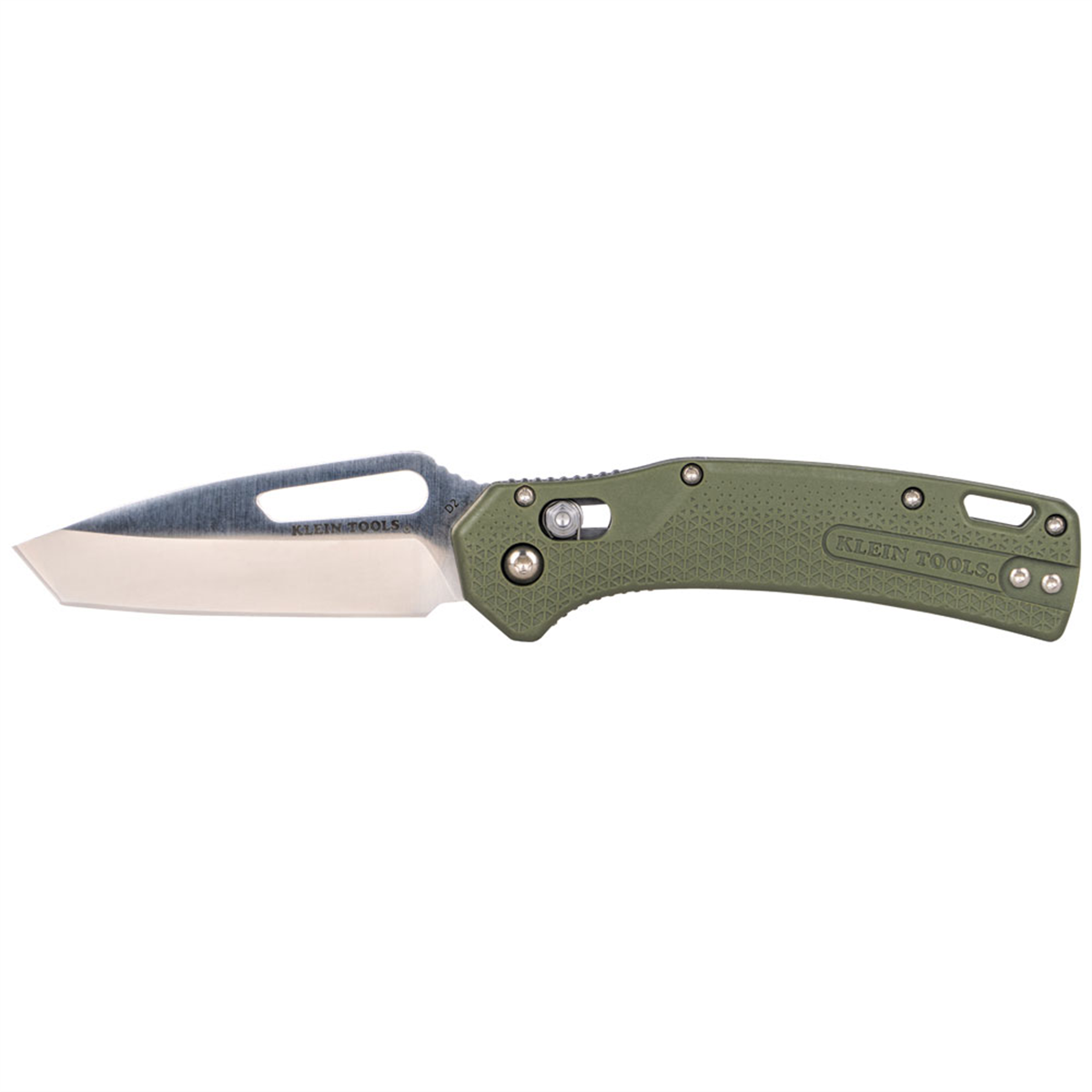Klein Tools KTO Resurgence Knife, Tanto Blade, Moss Green Handle