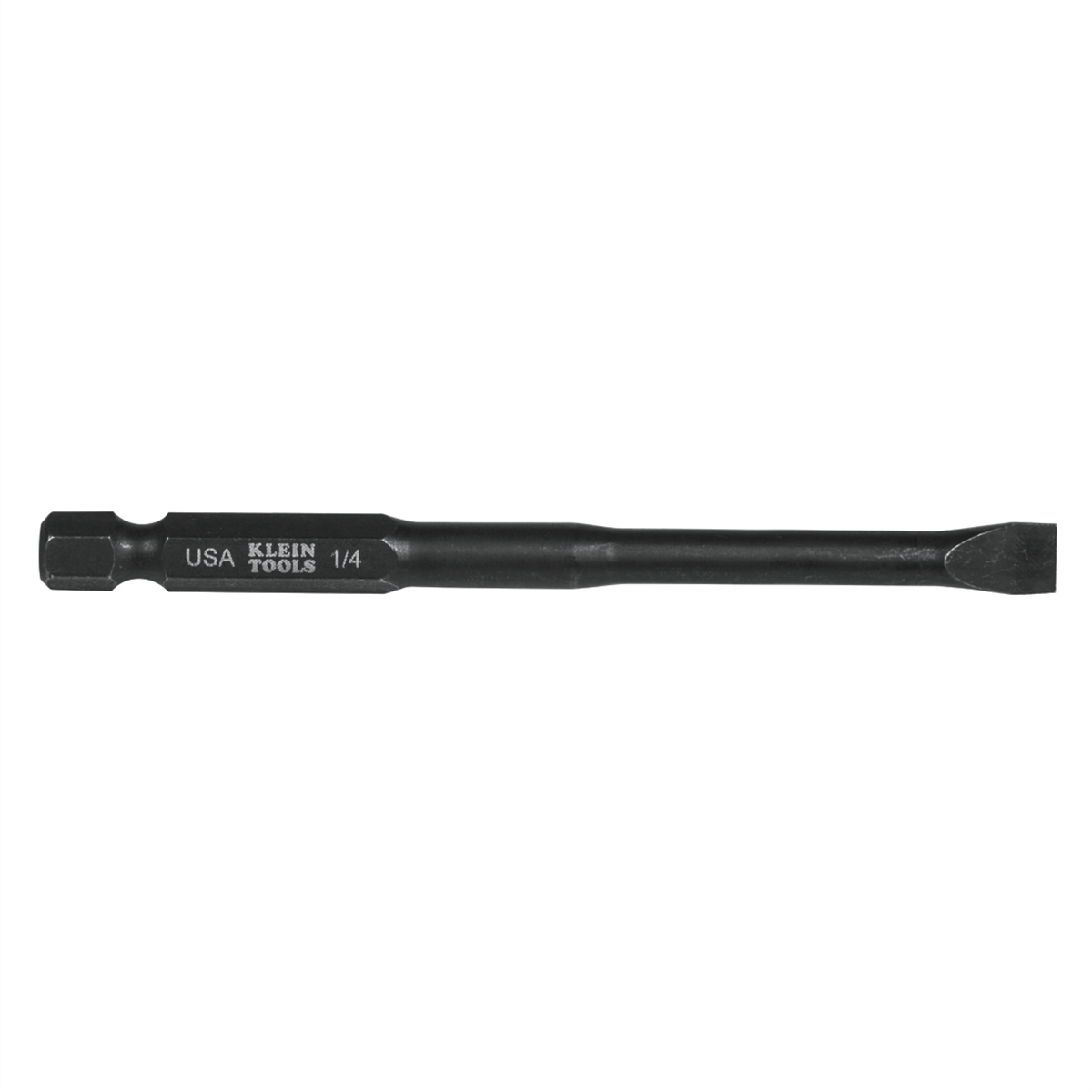 Klein Tools 1/4-Inch Slotted Power Drivers, 3-1/2-Inch, 5-Pack