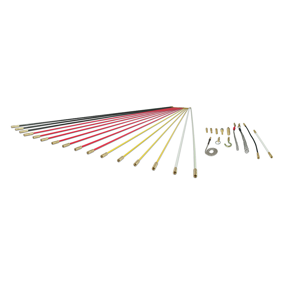 Klein Tools Mega Fish Rod Kit, 52.5-Foot, 34-Piece