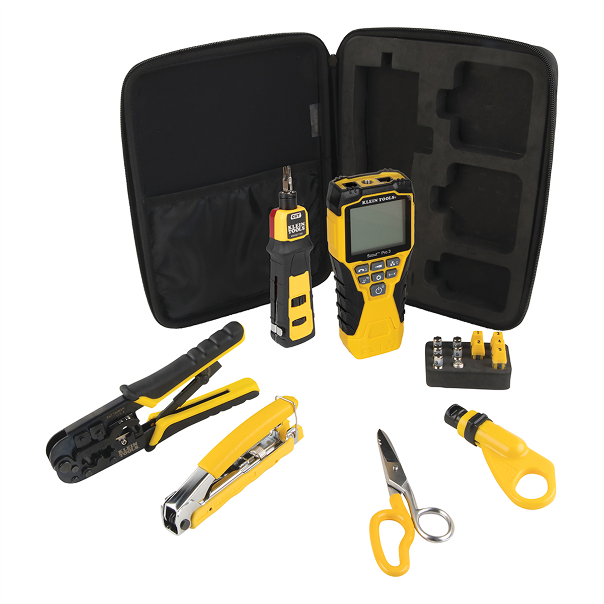 Klein Tools VDV Apprentice Cable Installation Kit with Scout&reg; Pro 3, 6-Piece