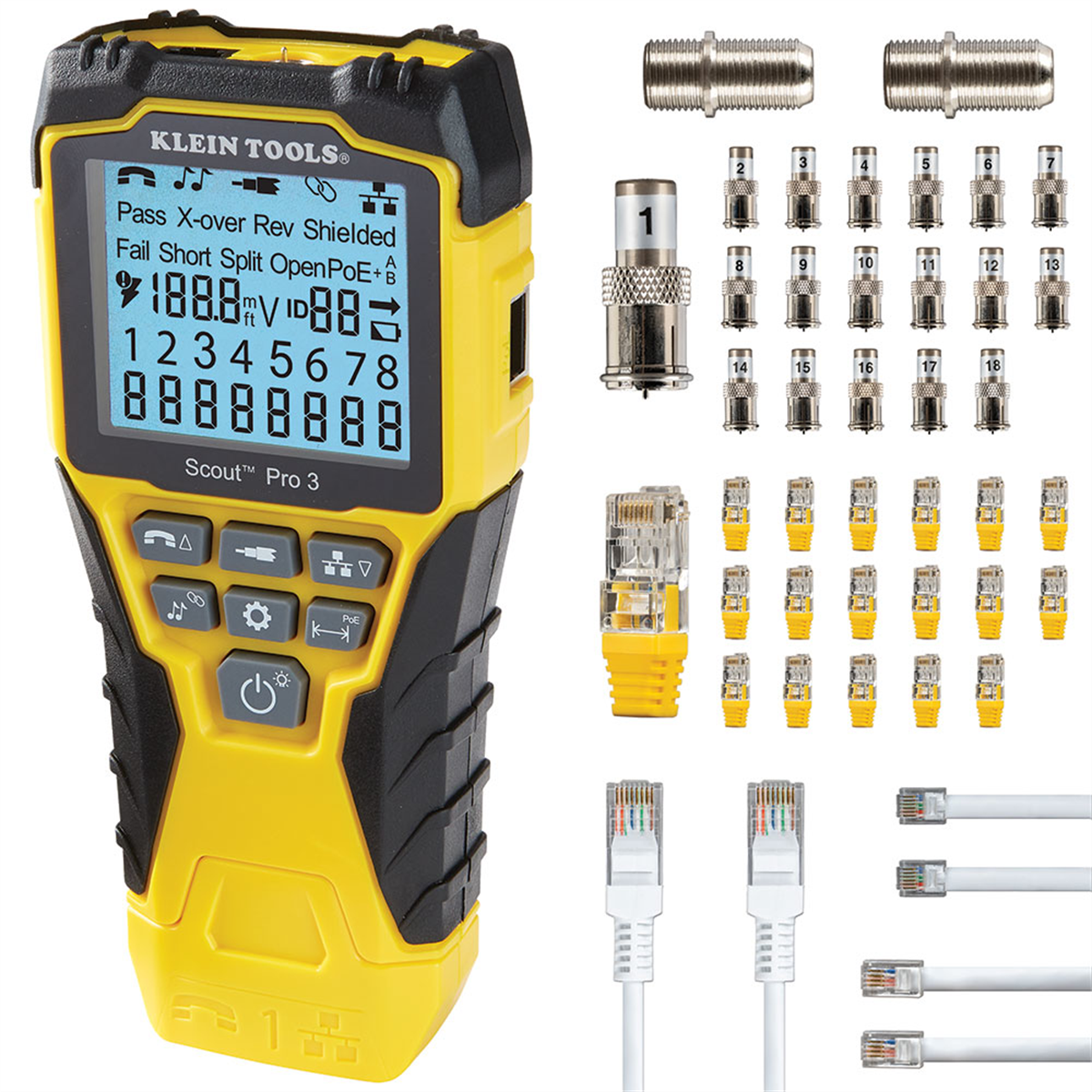 Klein Tools Scout &reg; Pro 3 Tester with Locator Remote Kit