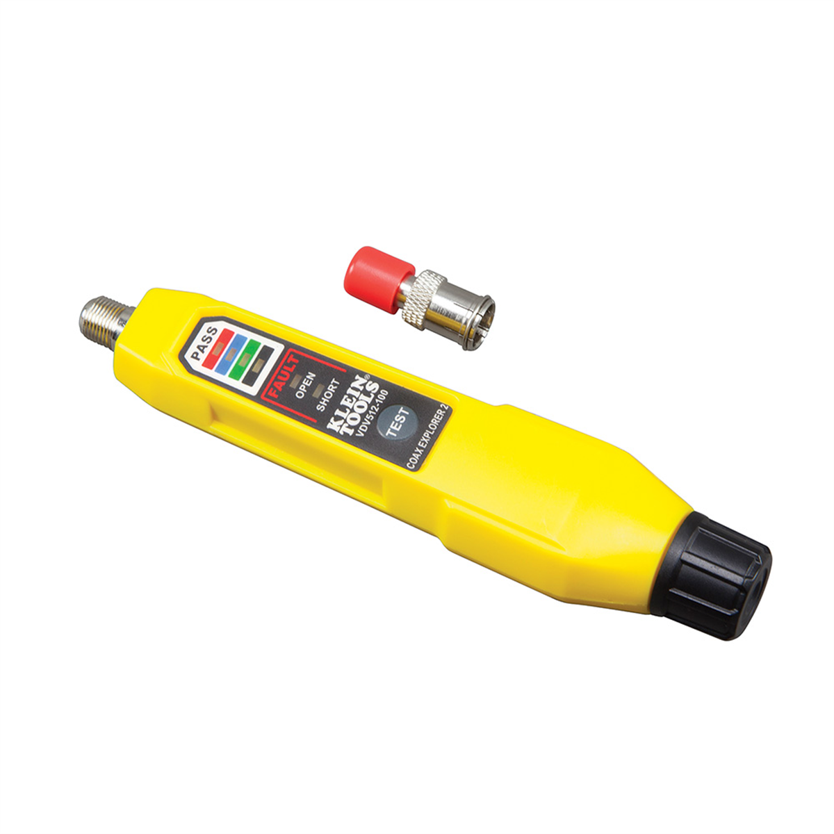 Klein Tools Cable Tester, Coax Explorer&reg; 2 Tester with Batteries and Red Remote