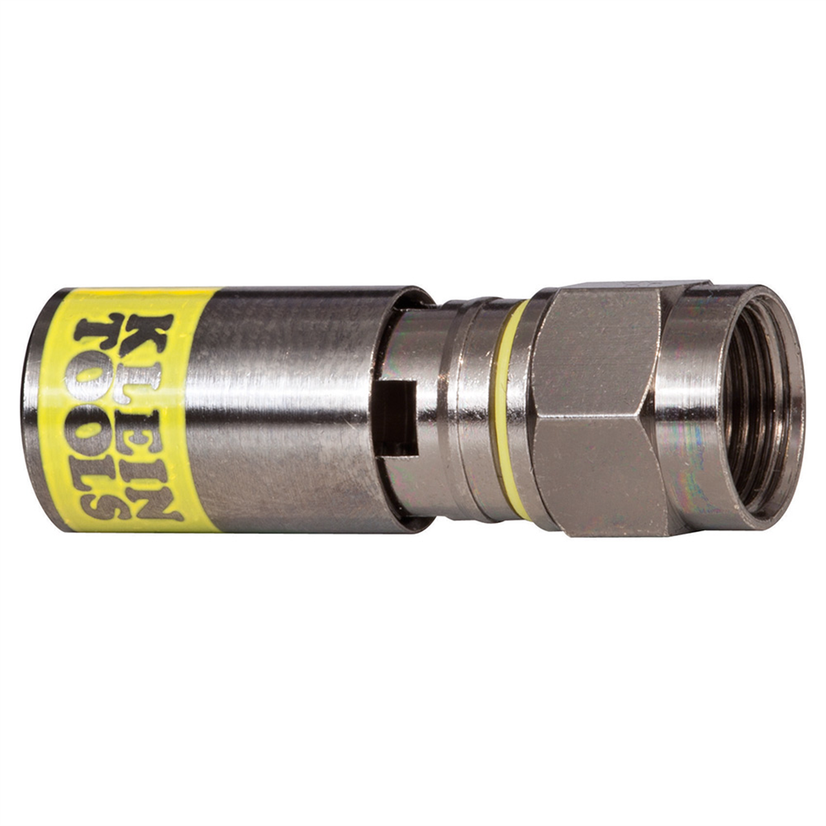 Klein Tools Universal F Compression Connectors RG6/6Q 50-Pack