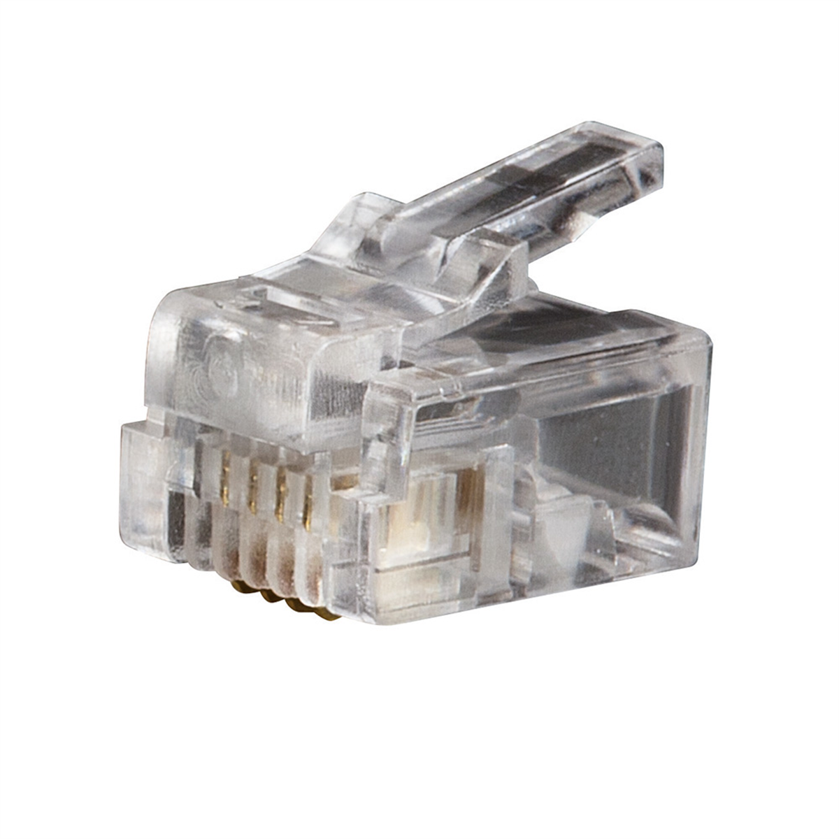 Klein Tools Modular Telephone Plugs RJ11 6P4C, 25-Pack
